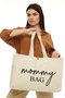 Zoozie Bags 2204 Bolsa de lona tote crema 50 x 36 x 12 cm